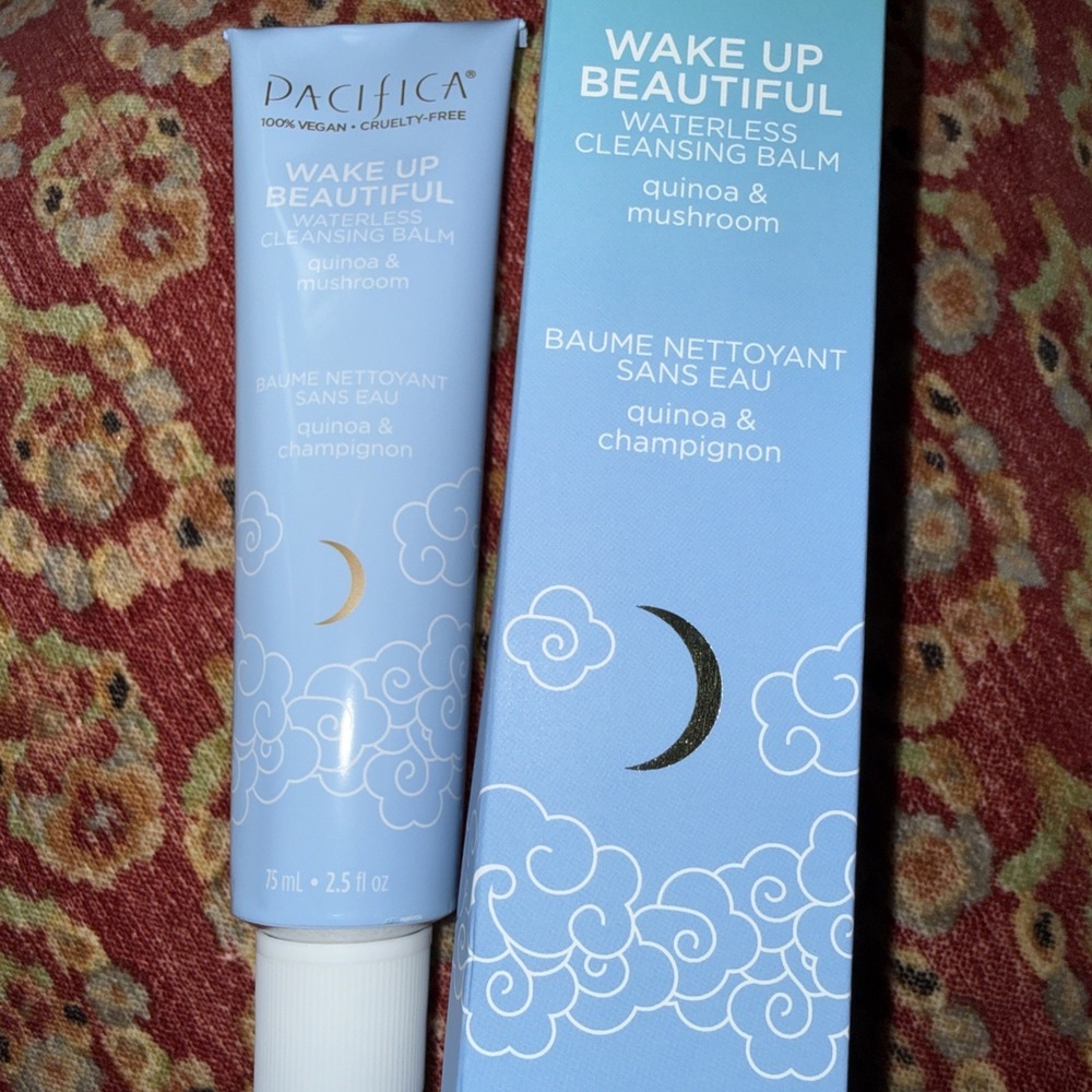 Pacifica Wake Up Beautiful Quinoa & Mushroom Waterless Cleansing Balm‎ 2.5 oz